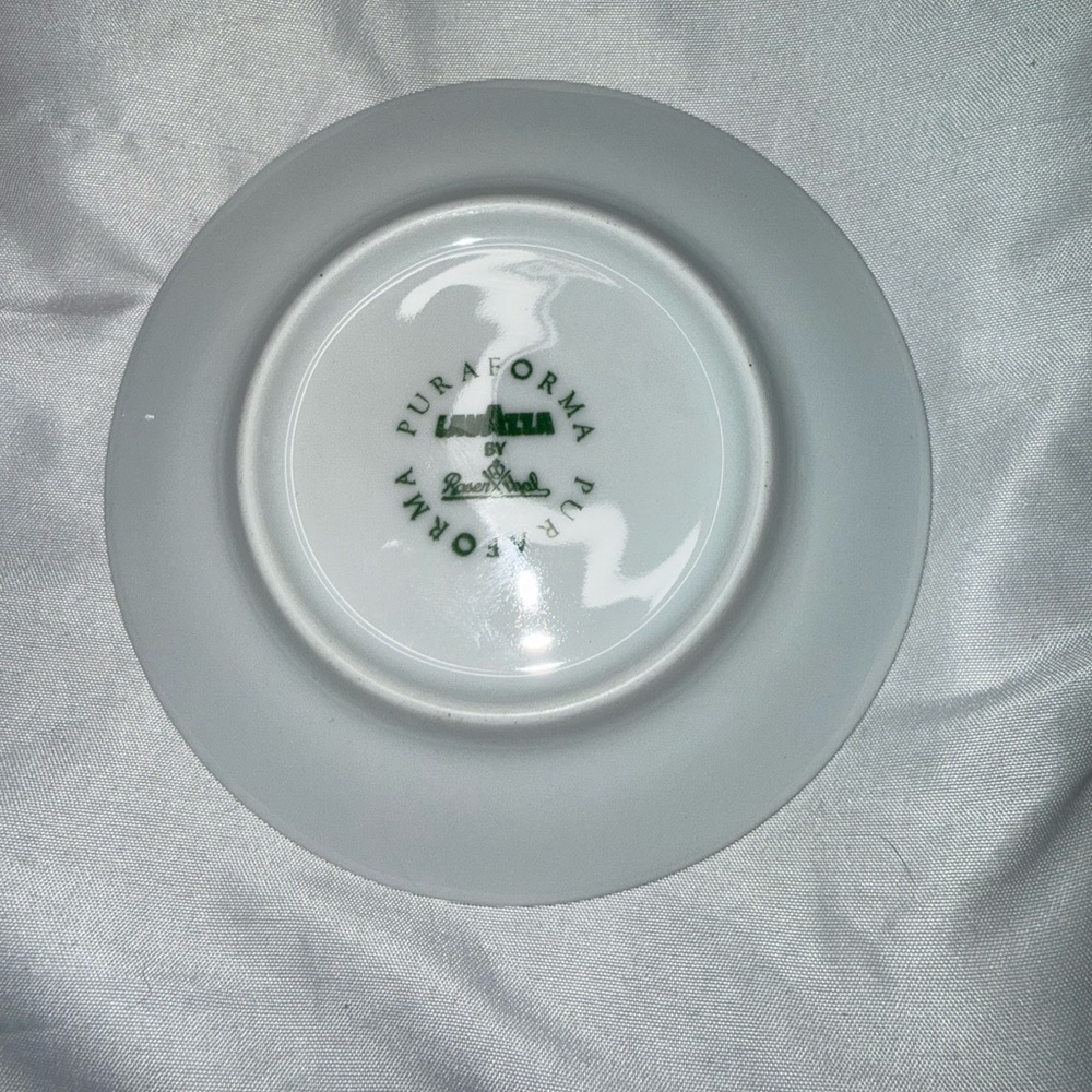 Lavazza Puraforma Rosenthal Porcelain Espresso Saucers Set of 12